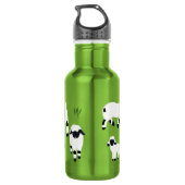 Valais Blerkse Sheep Personalized Farmers Waterfles (Achterkant)