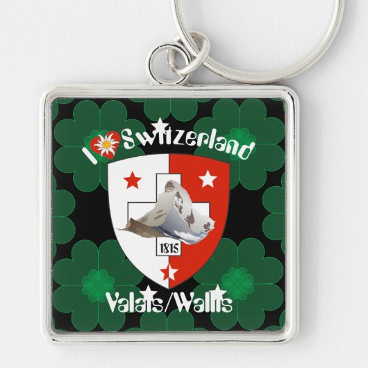 Valais / Porte-clés Wallis Suisse-Suisse (Devant)