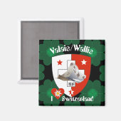 Valais Suisse Aimant (Recto/Verso)