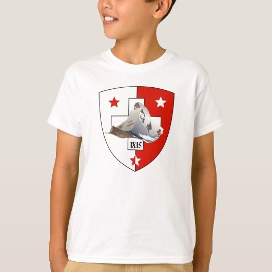 Valais / Wallis Schweiz-Suisse T-Shirt (Voorkant)