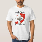 Valais / Wallis Schweiz-Suisse T-Shirt (Voorkant)