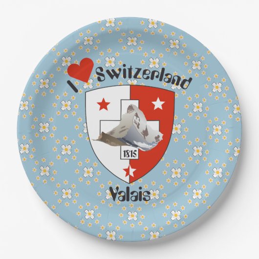 Valais - Wallis - Suisse - Schweiz Assiette (Devant)