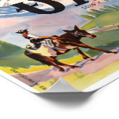 Valais, Zwitserland,Suisse,Ski Poster (Hoek)