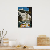 Valais, Zwitserland,Suisse,Ski Poster (Keuken)