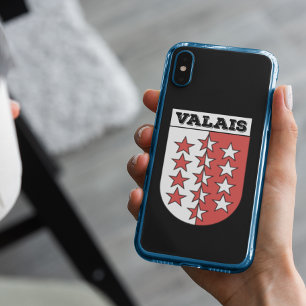 Valais, Zwitserland   Zwitserse kantons Wapenmunt  iPhone 11 Pro Hoesje