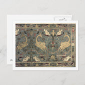 Valance of Renaissance design, 17e eeuw (zijde) Briefkaart (Voorkant / Achterkant)