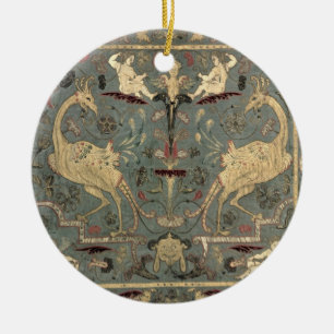 Valance of Renaissance design, 17e eeuw (zijde) Keramisch Ornament