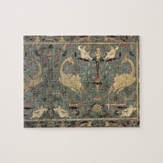 Valance of Renaissance design, 17e eeuw (zijde) Legpuzzel (Horizontaal)