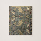 Valance of Renaissance design, 17e eeuw (zijde) Legpuzzel (Verticaal)