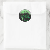 Valdez Alaska groene snowboard kunst stickers (Tas)