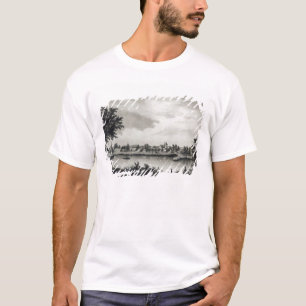 Valdivia van 'De geschiedenis van Chili' gegraveer T-shirt