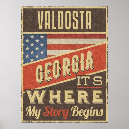 Valdosta Georgia Poster (Voorkant)