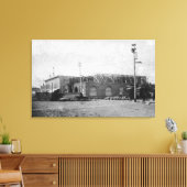 Vale, gemeente Oregon in aanbouw Canvas Afdruk (Insitu (Woonkamer))