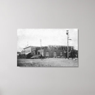 Vale, gemeente Oregon in aanbouw Canvas Afdruk