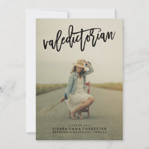 Valedictorian 1 Aankondiging van het Afstuderen op