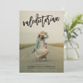 Valedictorian 1 Faire-part d'obtention d'un diplôm (Debout devant)