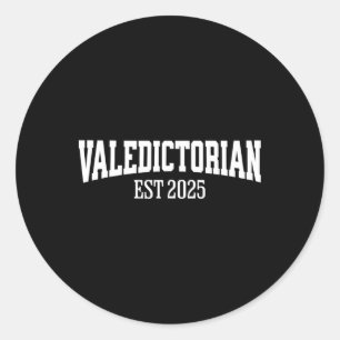 Valedictorian CL van 2025 Afstuderen Afstuderen Ronde Sticker