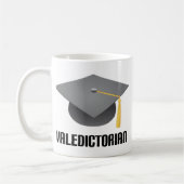 Valedictorian Gray Afstudeerder Pet Koffiemok (Links)