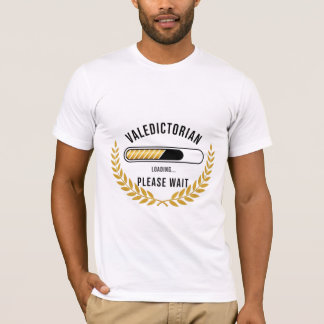 Valedictorian Laadbalk Prestatie Afstuderen T-shirt