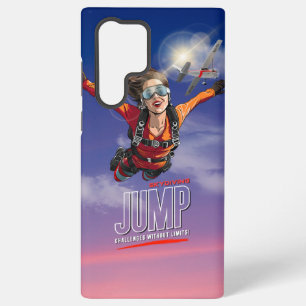 Valen met een Vrije Val-Gevoel Vrijheid Boven Wolk Samsung Galaxy Hoesje