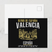 Valencia Briefkaart (Voorkant / Achterkant)