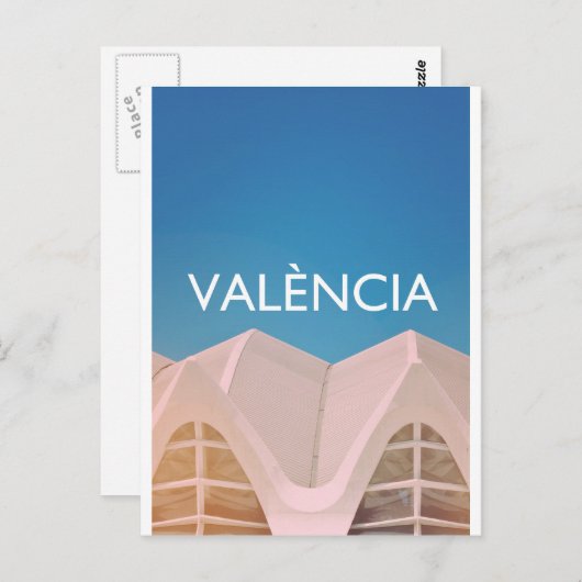 Valencia Briefkaart (Voorkant / Achterkant)