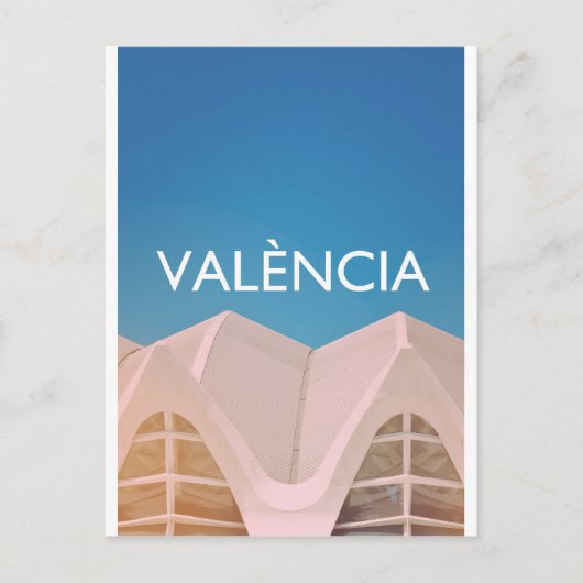 Valencia Briefkaart (Voorkant)