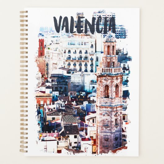 Valencia Espagne Architecture Aquarelle Ville (Devant)