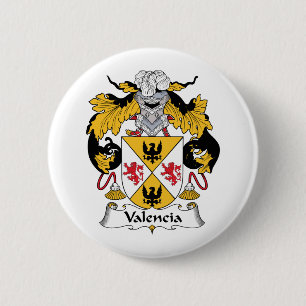 Valencia Family Crest Ronde Button 5,7 Cm