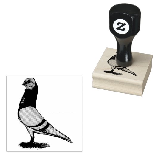 Valencia Figurita Pigeon Rubberstempel (Gestempeld)