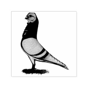 Valencia Figurita Pigeon Zelfinktende Stempel