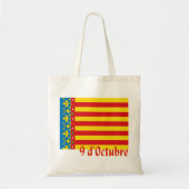 Valencia Flag Shopping Bag Tote Bag (Voorkant)