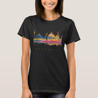 Valencia kleurrijk silhouet t-shirt