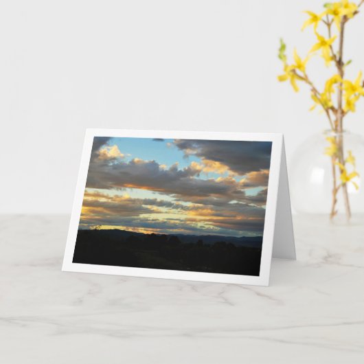 Valencia Landelijk Hemellandschap Kaart (Gele Bloem)