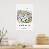 Valencia Reis Kunstprint - Dakterrassen en Poster (Keuken)