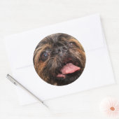 Valencia! Ronde Sticker (Envelop)