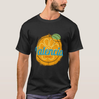 Valencia Sinaasappel Spanje voor vakantie T-shirt