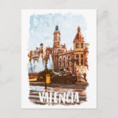 Valencia Spanje Architectuur Reizen Briefkaart (Voorkant)