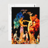 Valencia Spanje campanar fallanou Briefkaart (Voorkant / Achterkant)