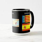 Valencia* Spanje Coffee Mok (Voorkant rechts)