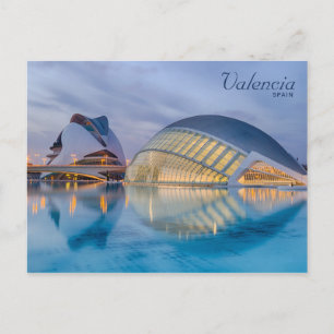 Valencia Spanje Moderne Architectuur Ansichtkaart Briefkaart