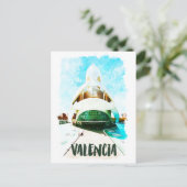 Valencia Spanje Palau de les Arts Reina Sofía Briefkaart (Staand voorkant)