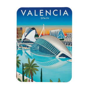 Valencia Spanje Reizen Magneet