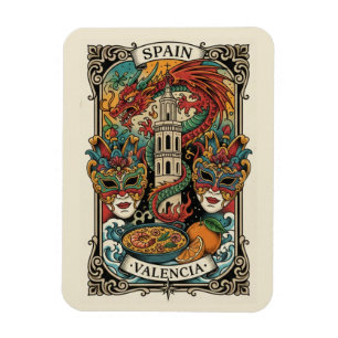 Valencia Spanje Reizen Magneet