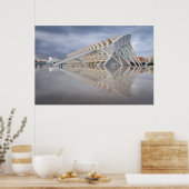 Valencia Spanje Stad van Kunst en Wetenschap Calat Poster (Keuken)