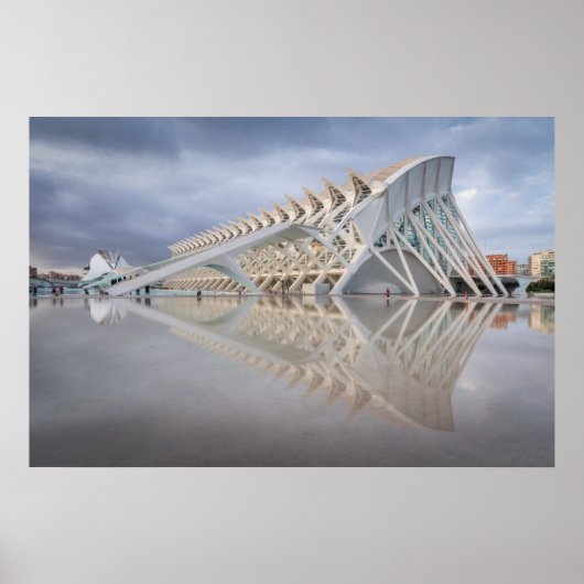 Valencia Spanje Stad van Kunst en Wetenschap Calat Poster (Voorkant)