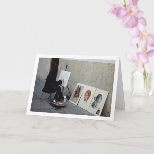 Valenciaanse Straatkunstenaar, Spanje Kaart (Orchidee)