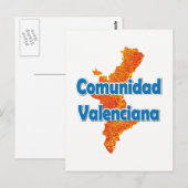 Valencian Community Briefkaart (Voorkant / Achterkant)