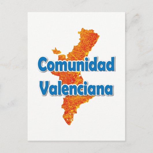 Valencian Community Briefkaart (Voorkant)