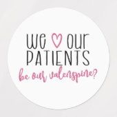 Valenspine's Day, Chiropractie Stickers, Labels (Design 1)